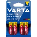 VARTA Longlife Power Max, Alkaline Batterie Mignon AA, 4er-Pack VARTA Longlife Power Max, Alkaline Batterie Mignon AA, 4er-Pack
